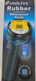 Unilite International - Rubber Professional Waterproof Torch +++