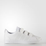 Adidas VS Advantage Clean K Velcro White Shoes - Arcade Sports