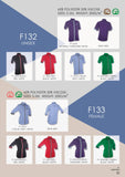 132 Unisex Short Sleeve Button Top - - Arcade Sports