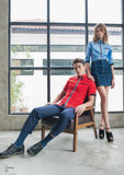 132 Unisex Short Sleeve Button Top - - Arcade Sports