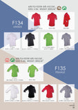 135 Female 3/4 Sleeve Button Top - - Arcade Sports
