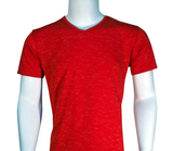 V Neck Tee - Cotton Lycra Knit - Arcade Sports