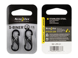 Nite Ize - S-BINER #0.5 X2, 3LB (1.4KG) - - Arcade Sports
