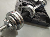 15KG Adjustable Chrome DumbBell Set - Arcade Sports
