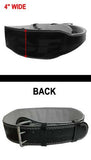 WSF LEATHER WEIGHT LIFTING BELT (4") - Arcade Sports